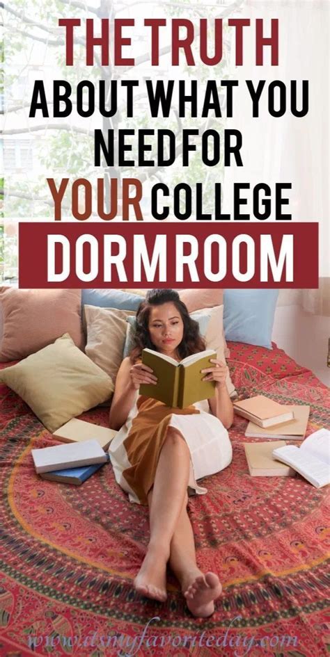 The Truth About What You Need For Your College Dorm Room It S My