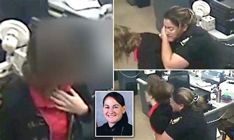 Cctv Shows Florida Officer Saving Choking Colleagues Life