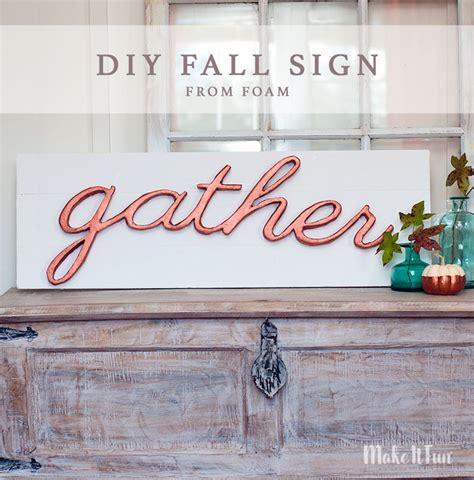 7 creative diy signs to make this fall. DIY Fall Sign Wall Art- Faux Wooden Sign