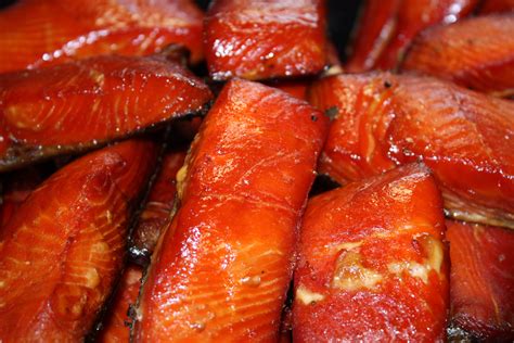 Smoked King Salmon Bellies Eds Kasilof Seafoods