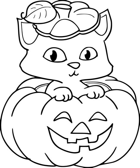 Au total 17 642 parties joués sur coloriage chat. Coloriage Chat et citrouille à imprimer sur COLORIAGES .info