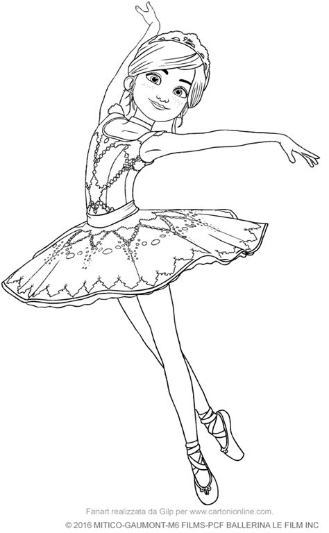 Ausmalbilder Félicie ballerina