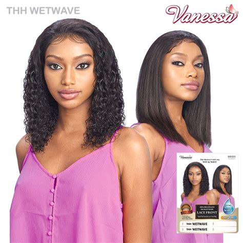 Vanessa 100 Brazilian Human Hair Hand Tied Swissilk Lace Front Wig Thh Wetwave