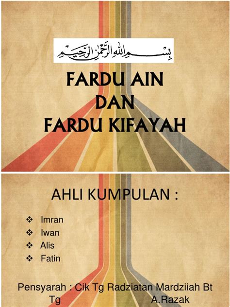 Contoh aktivitas yang tergolong fardhu kifayah : fardhu ain dan fardhu kifayah