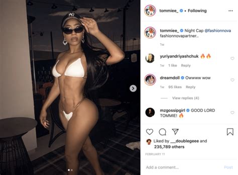 You Look Like A Dude Tommie Lee Hits Back After Troll Says She Looks