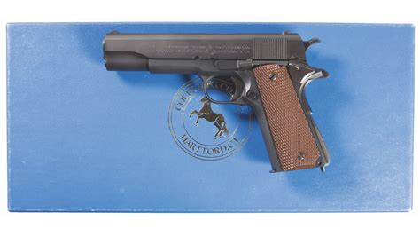 Colt Wwii Reproduction Model 1911a1 Semi Automatic Pistol Rock Island