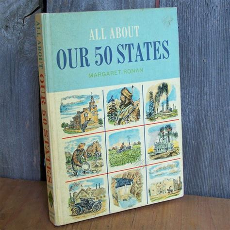 Vintage 1962 All About Our 50 States Book