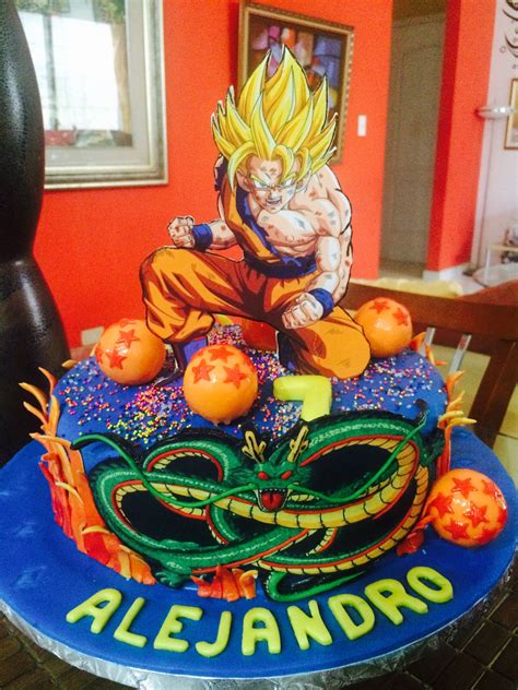 Dragon Ball Z Cake Goku Birthday Dragon Birthday Ball Birthday