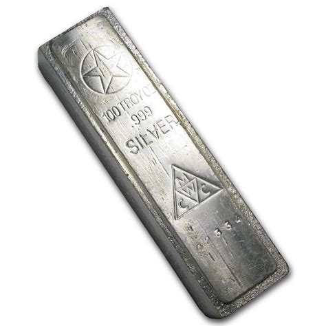 Buy 100 Oz Silver Bar American Republic Silver Co Apmex