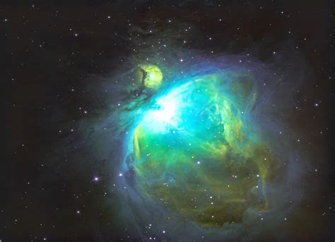 The Great Orion Nebula M42 In Sho Rastrophotography