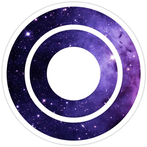 The Letter O Space Stickers By Mike Gallard Redbubble