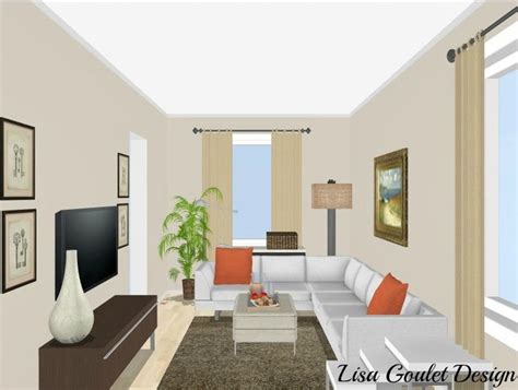 rectangular living room layout  information