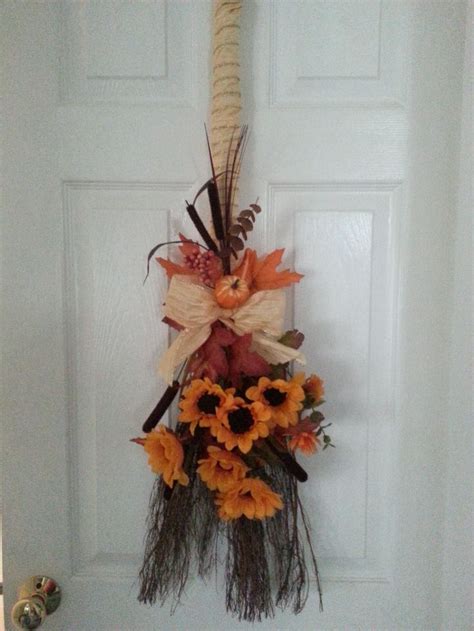 Cinnamon Scented Broom I Decorated For The Fall Fall Broomstick