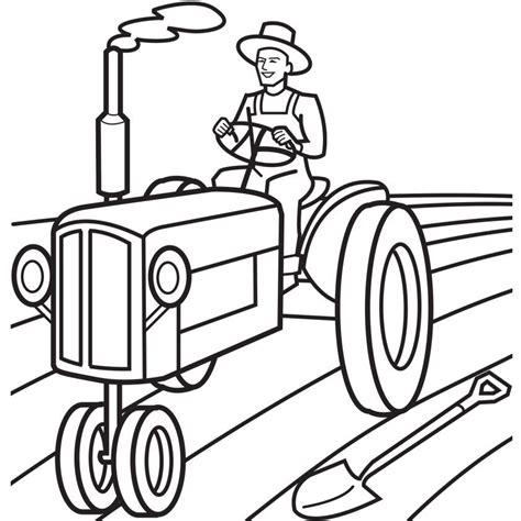Tractor Color Page Tractor Coloring Pages Coloring Pages Preschool