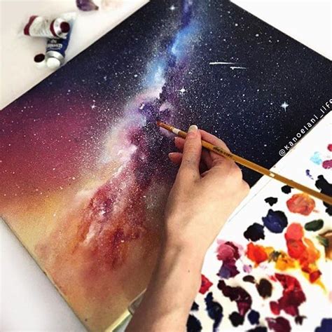 Galaxy Painting By Kanoelanilife Artsdisplay By Artsgallery Art