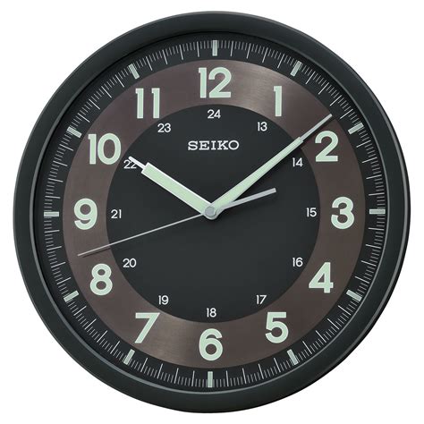 Seiko Black Dial Quiet Sweep Wall Clock Qxa628krh Shop Your Way