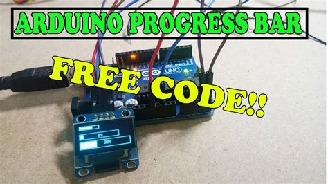 Arduino And Oled I2c 128x64 Progress Bar Free Code Youtube