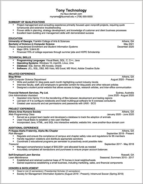 Should You Put Major Gpa On Resume Resume Example Gallery