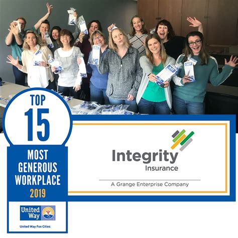 Integrity insurance appleton sihtnumber 54911. Integrity Insurance is once again one of... - United Way Fox Cities | Facebook
