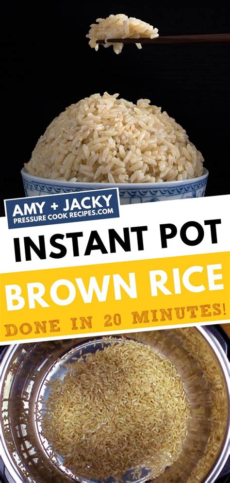 Perfect Instant Pot Brown Rice Foolproof Tested By Amy Jacky Recipe In 2021