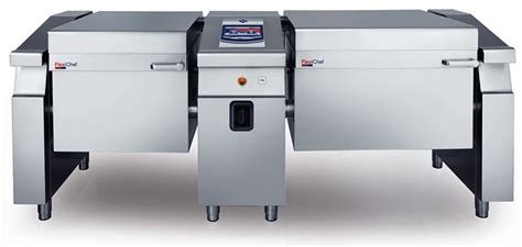 It optimizes the complete cooking process and sustainably. MKN FlexiChef | FlexiTeam Bratt Pan