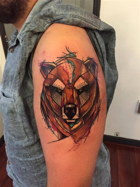 233 Unique Bear Tattoo Designs | CreativeFan