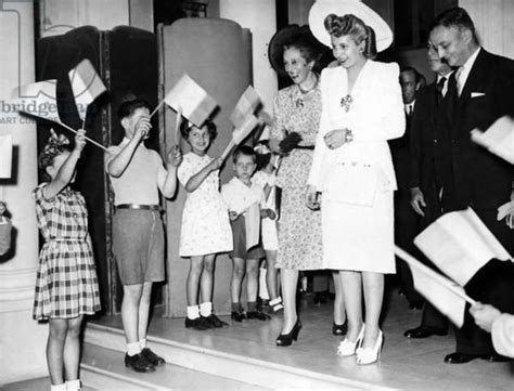 Argentine Politician And First Lady Eva Peron Visiting Paris During Her