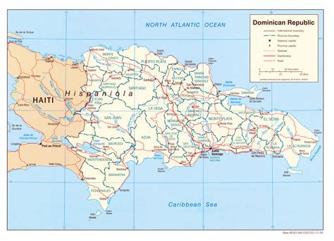 Karta över Dominikanska Republiken Karta
