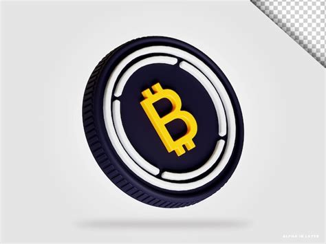 Premium Psd Wrapped Bitcoin Wbtc Cryptocurrency Coin 3d Rendering