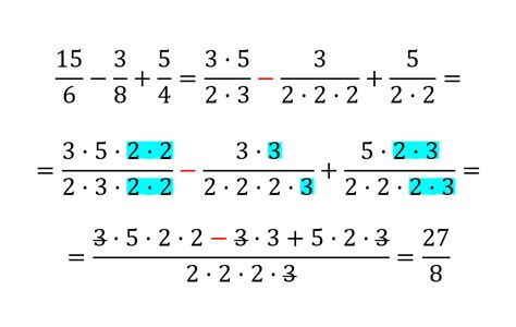 Cómo resolver fracciones suma resta multiplicación y división