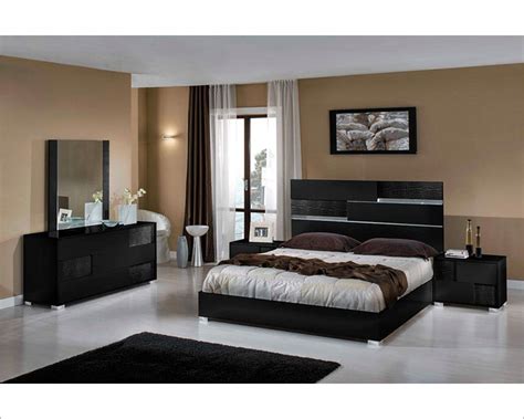 Shop for bedroom sets in bedroom furniture. Contemporary Italian Black Bedroom Set 44B111SET