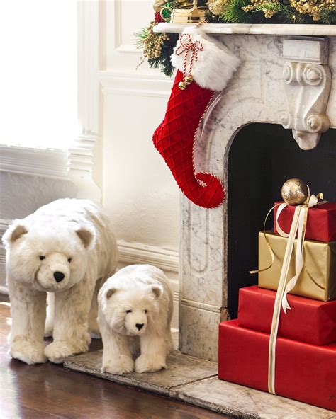 20 Large Polar Bear Christmas Decorations