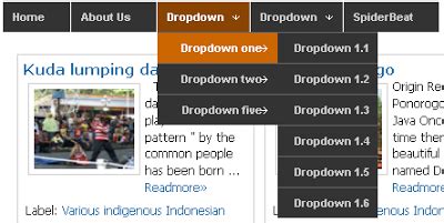 Membuat NavBar Dropdown Menu Dengan CSS