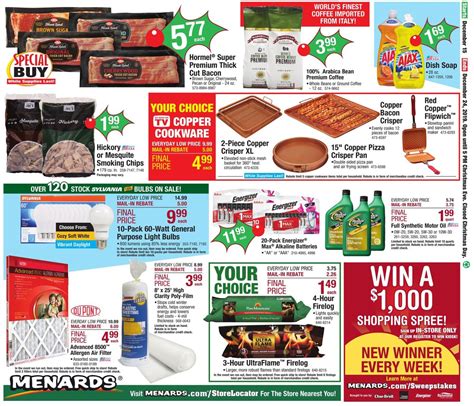 Menards Christmas Sale Ad Current Weekly Ad