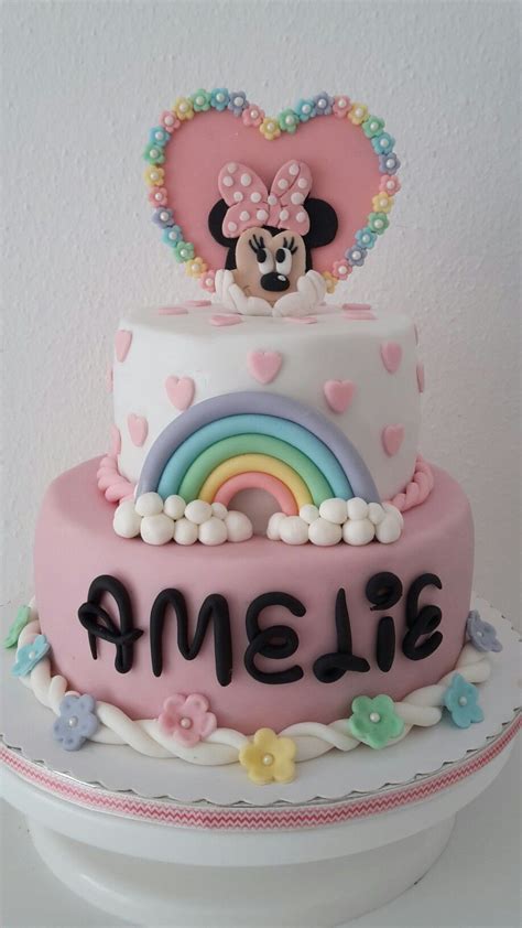 Am besten wird er, wenn du die backform im unteren drittel. Minnie Maus Torte | Minnie maus torte, Kuchen baby ...