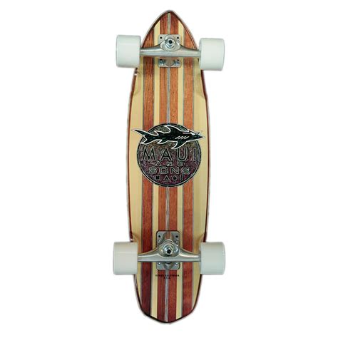 Maui And Sons 30 Skate Surfer Carving Cruiser Skateboard In Kali Style