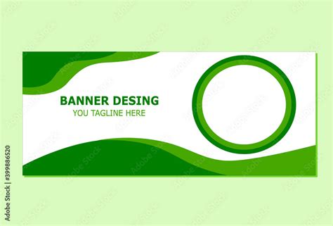 Green Geometric Business Banner Design Creative Banner Design For