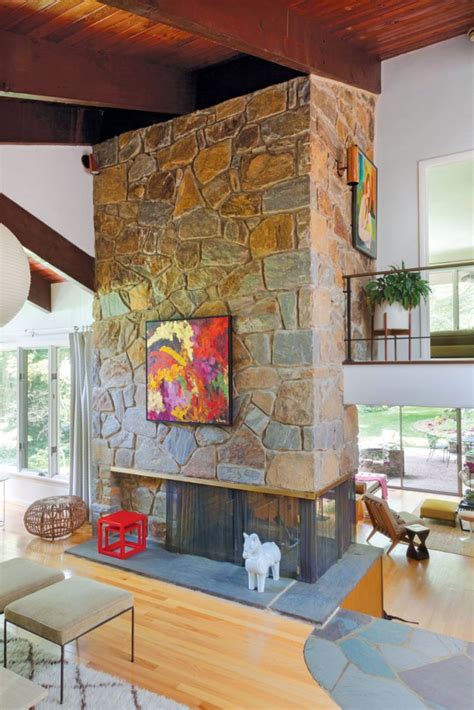 9 Mid Century Modern Fireplaces