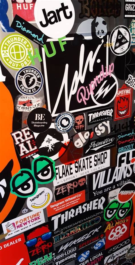 Download Skate Stickers Wallpaper By Angelmerino18 B9 Free On Zedge