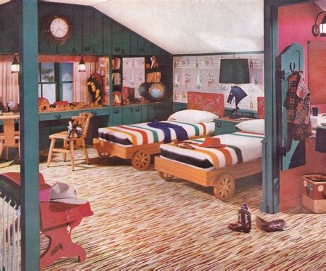 Boys Bedroom 1952 Retro Bedrooms 50s Interior Cool House Designs