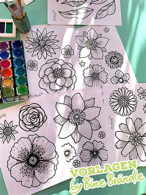 Kreidemarker vorlagen fur fensterdeko edding. Blätter und Blumen in vielen verschiedenen Formen zum ...