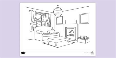 Free Furniture Colouring Colouring Sheets Twinkl