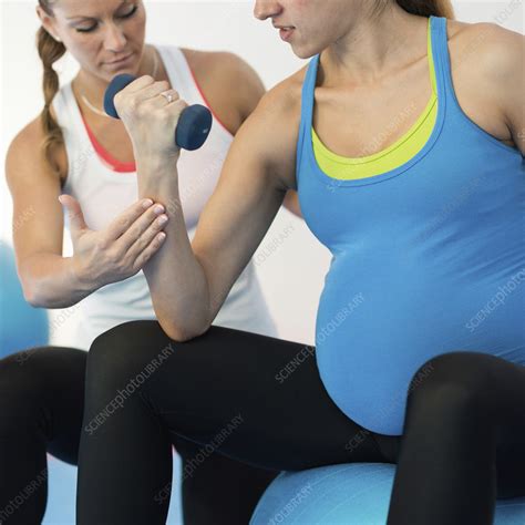 Pregnant Woman Exercising Stock Image F0246822 Science Photo Library