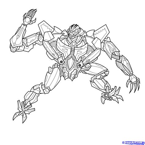 11 dessins de coloriage Transformers Starscream à imprimer
