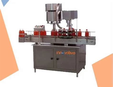 Innovative Stainless Steel Automatic Single Head Ropp Capping Machine At Rs In Ahmedabad