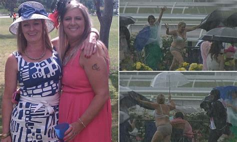 Woman Who Stripped Off To Bridget Jones Knickers At Ladies Day Races