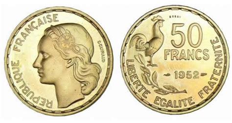 Valeur Actuelle D Une Piece De 50 Francs En Argent - 50 francs Georges Guiraud - 1950 à 1958 - Valeur et cotations des