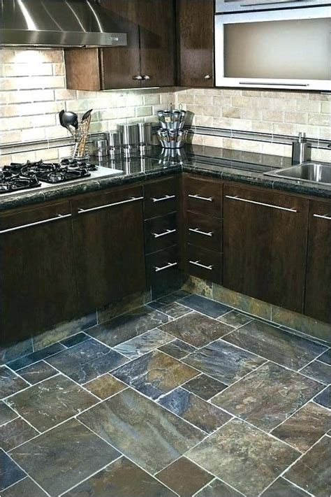 Slate Tile Flooring Kitchen A Durable And Stylish Choice Edrums