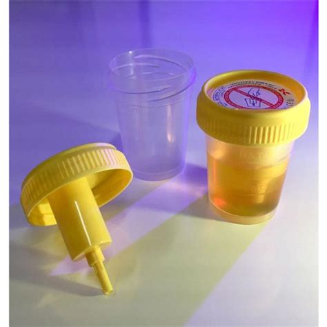 Urine Collection Cup With Integrated Transfer Device 2oz 60ml
