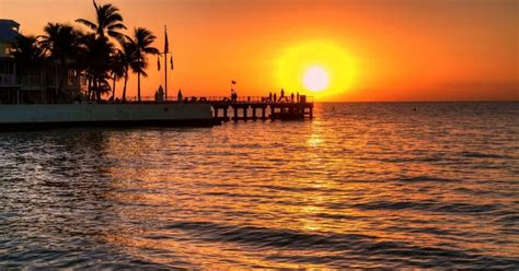 Sneak Peek Of Sunset Pier In Key West Florida Keys Camping
